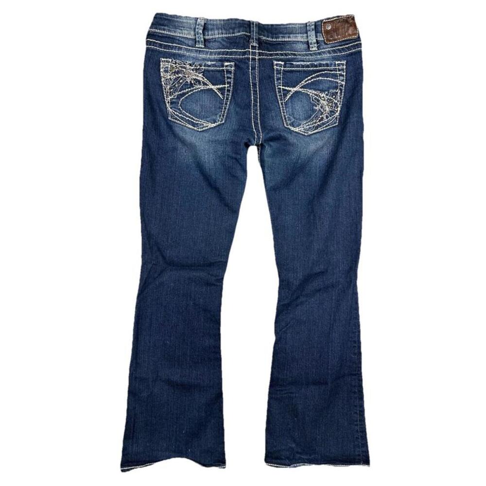 Silver Women’s Jeans Co. Tuesday Bootcut Jeans W30 L31 Embellished Pockets Photo - Picture 3 of 11